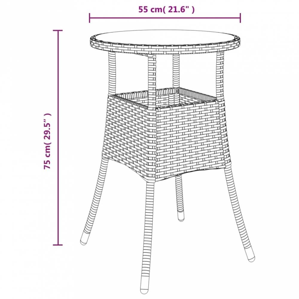 Bistro komplektas su pagalvėlėmis