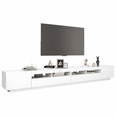 TV spintelė su LED apšvietimu, įvairių spalvų, 300x35x40cm