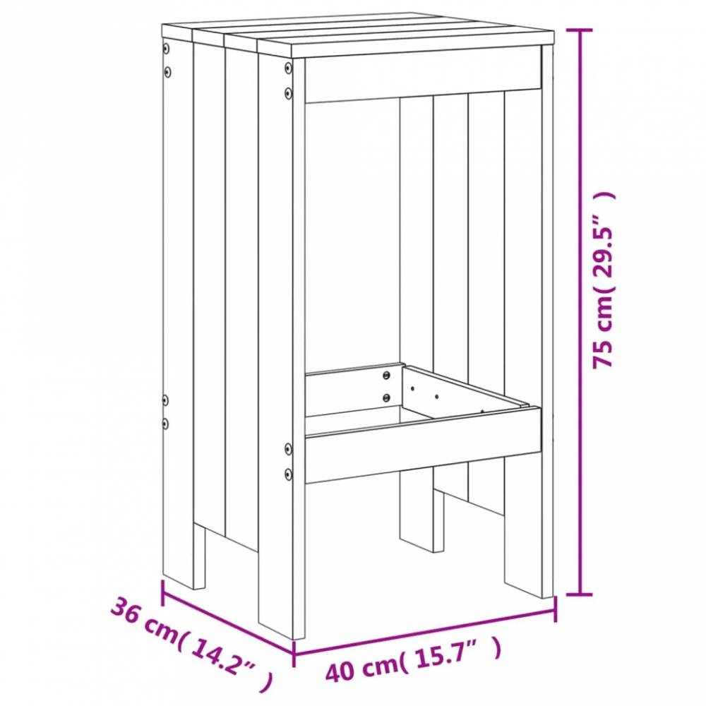 Sodo ir baro taburetės, 2vnt., įvairių spalvų, įvairios medienos rūšys
