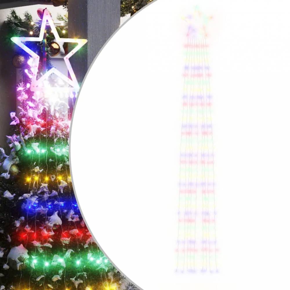 Kalėdų eglutės girlianda, 375cm, 320 LED lempučių