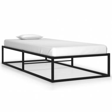 Metal Bed Frame in Black or White, Various Sizes