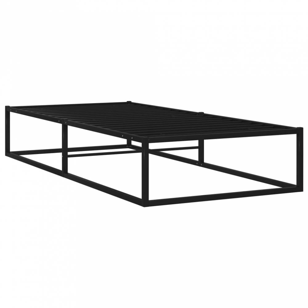 Metal Bed Frame in Black or White, Various Sizes