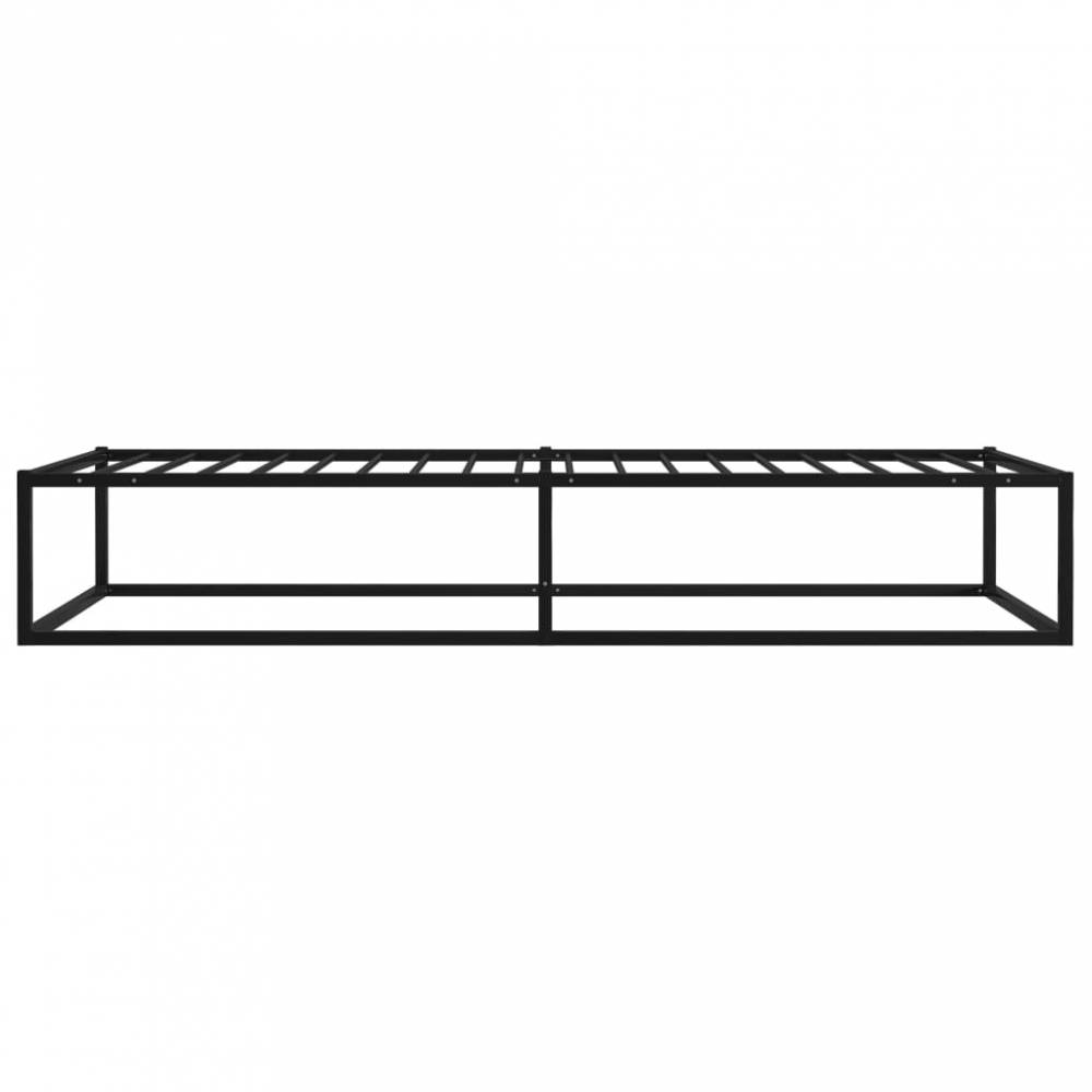 Metal Bed Frame in Black or White, Various Sizes