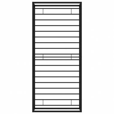 Metal Bed Frame in Black or White, Various Sizes