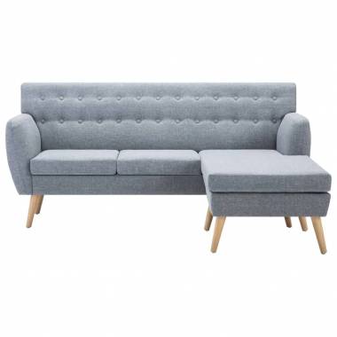 L-formos sofa su audiniu apmušalu 171,5x138x81,5cm