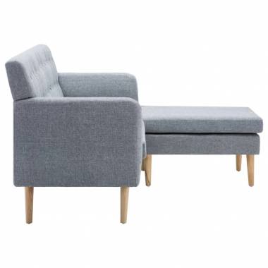 L-formos sofa su audiniu apmušalu 171,5x138x81,5cm