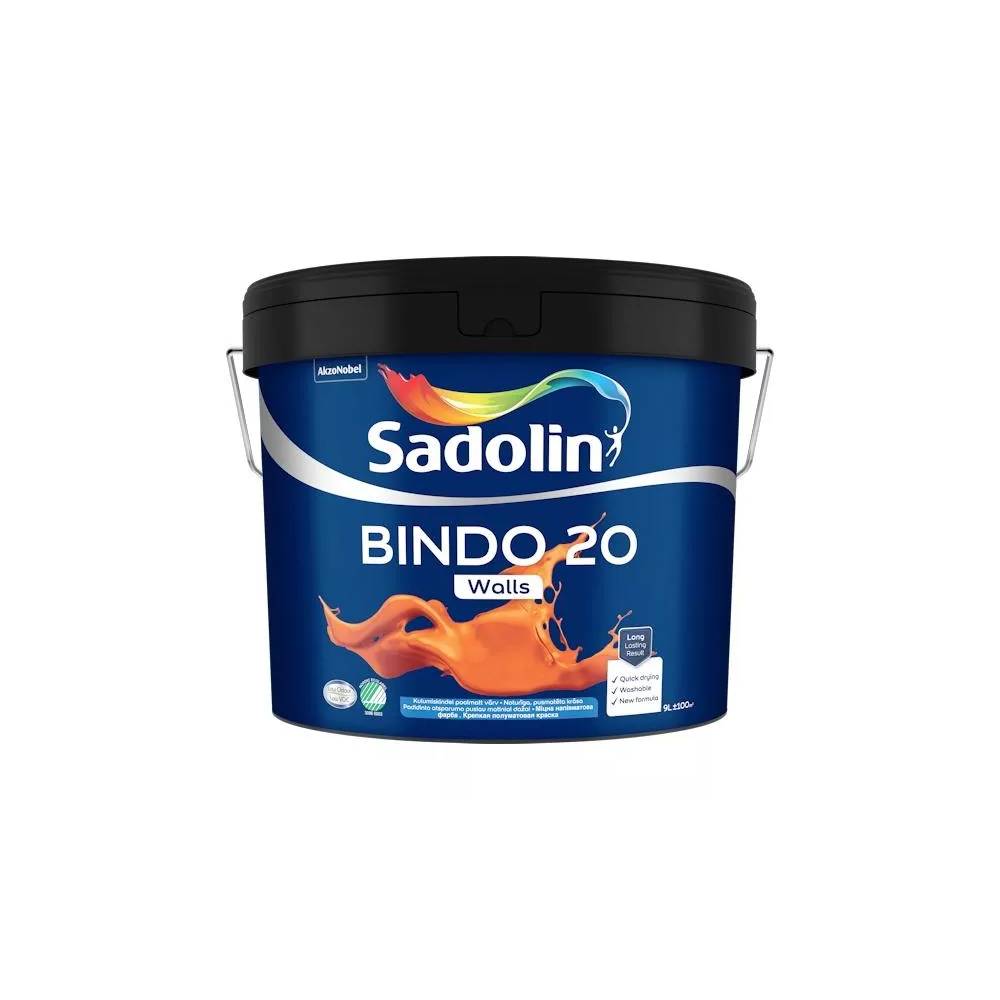 Dažai Sadolin Bindo 20, balta, 9 l