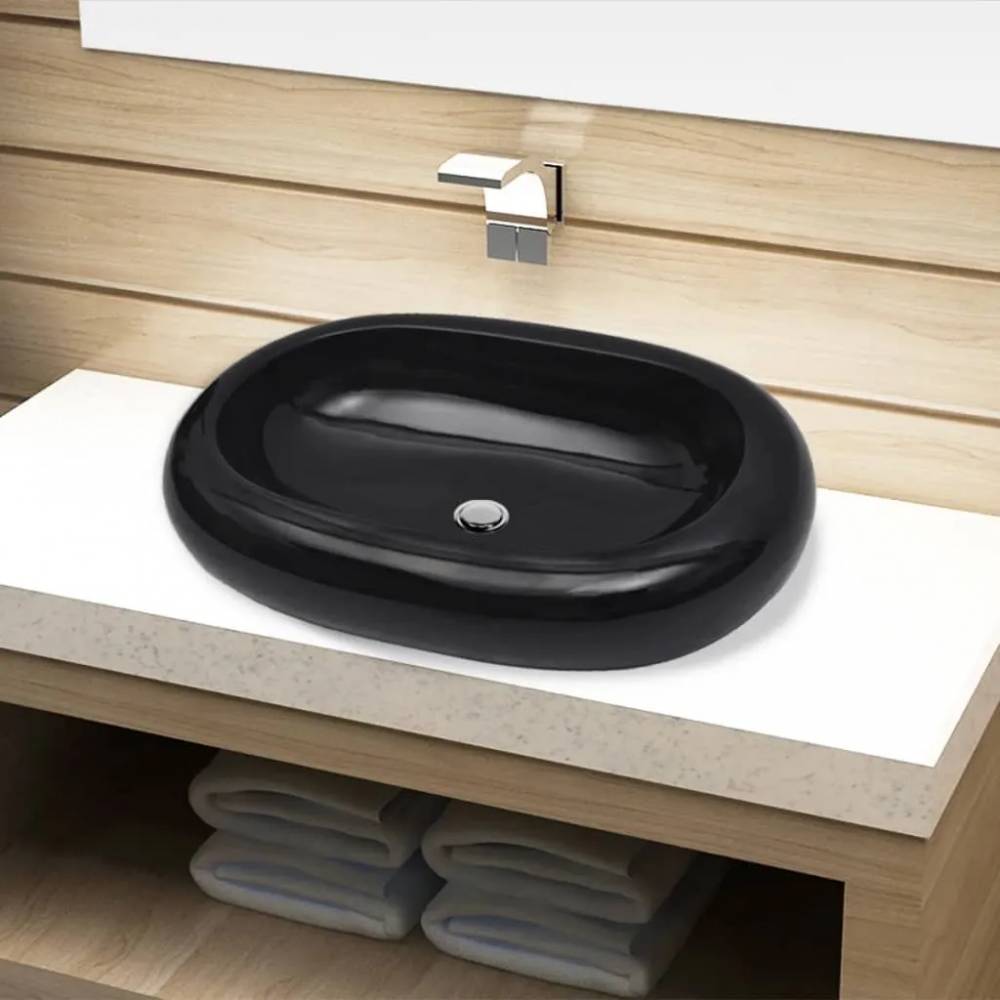 Oval Ceramic Bathroom Sink