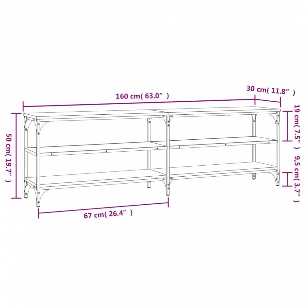 Televizoriaus spintelė, 160x30x50cm, mediena