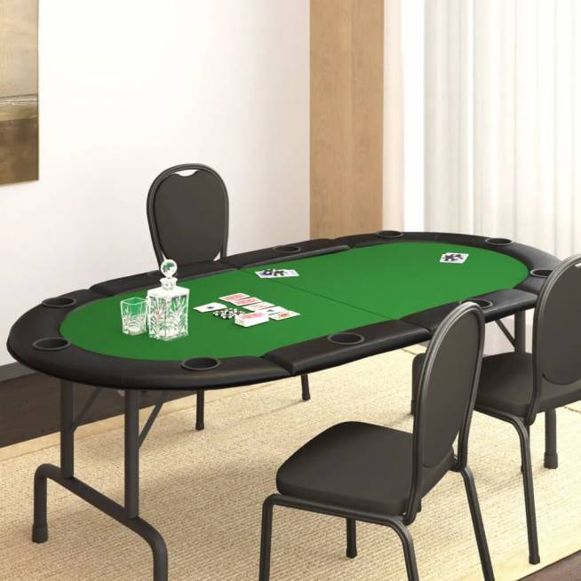 Pokerio stalviršis, 208x106x3cm, 10 žaidėjų