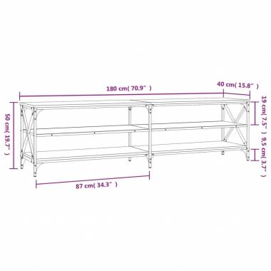 Televizoriaus spintelė, 180x40x50cm, mediena