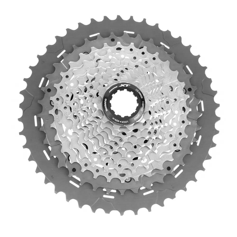 Galinis žvaigždžių blokas Shimano XT M8000 11-46T 11 pavarų, kasetė