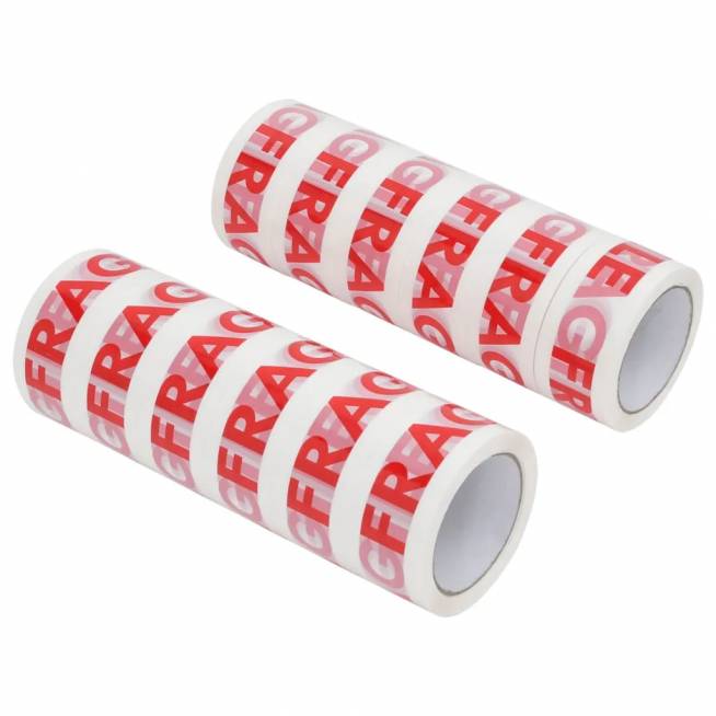 FRAGILE Print White Packing Tape 48mmx66m