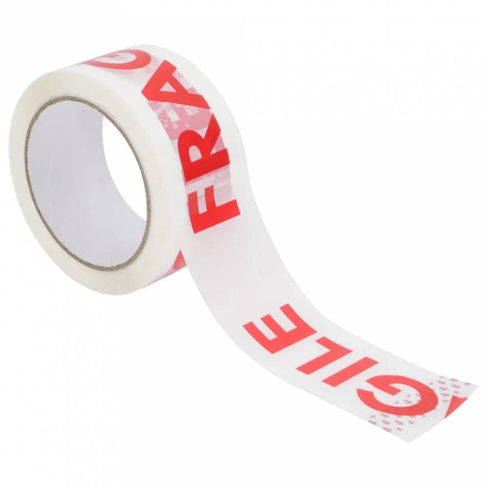 FRAGILE Print White Packing Tape 48mmx66m