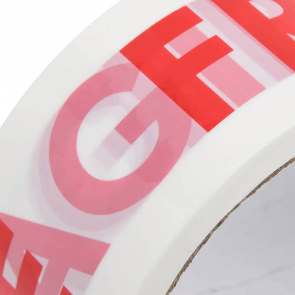 FRAGILE Print White Packing Tape 48mmx66m