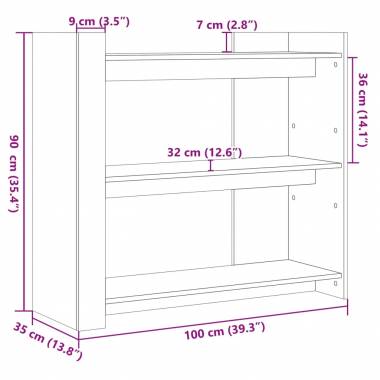 Konsolinis staliukas, 100x35x90cm, mediena