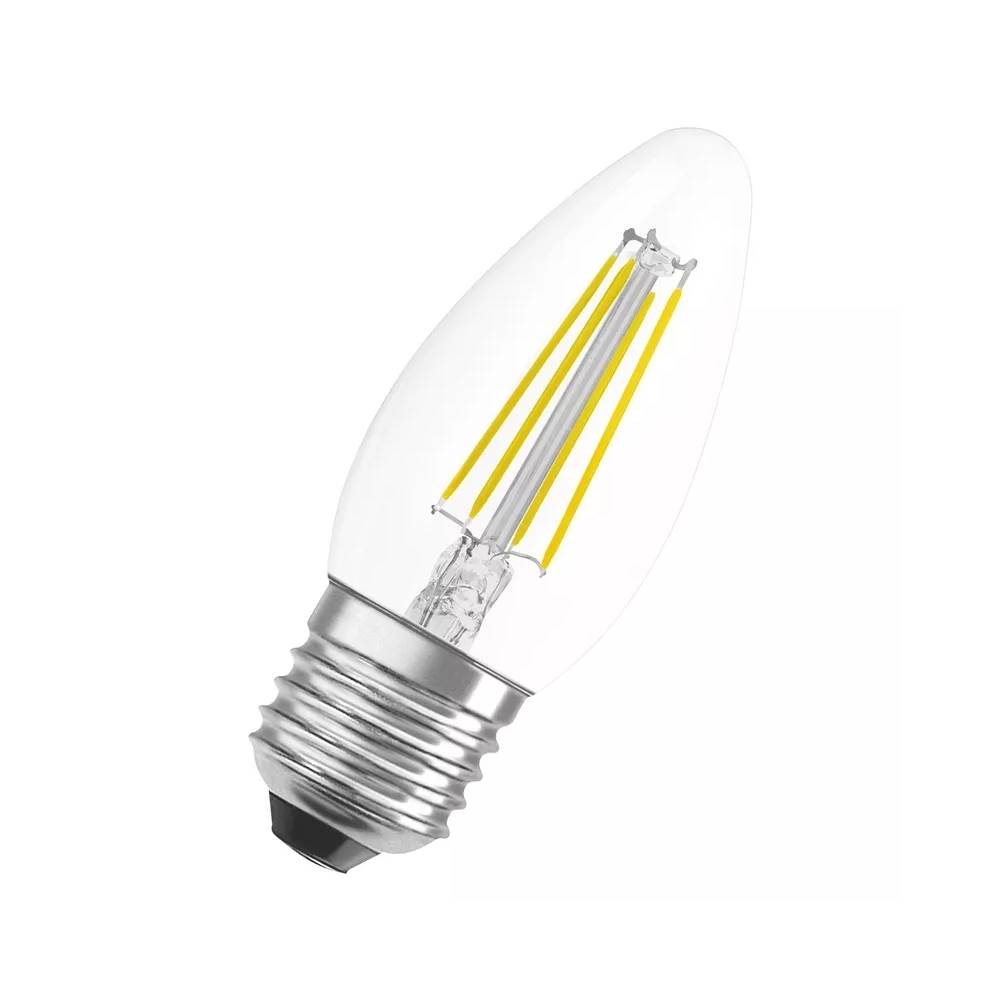 Lemputė Osram LED, B35, šiltai balta, E27, 4 W, 470 lm