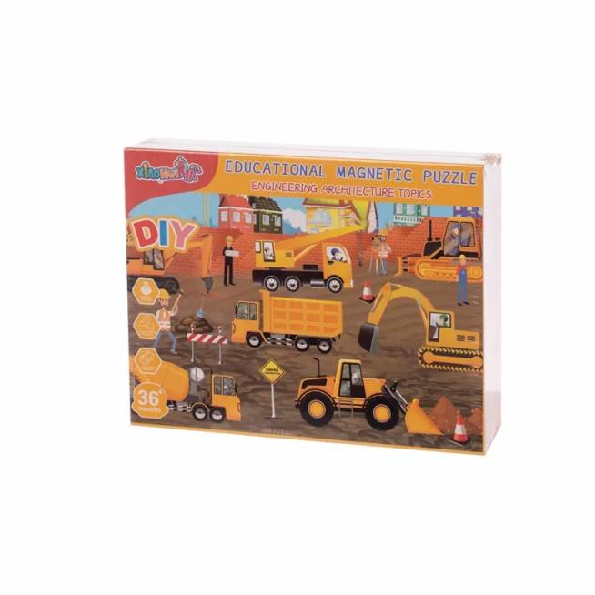 Interaktyvus žaislas Educational Magnetic Puzzle XHM-7704A