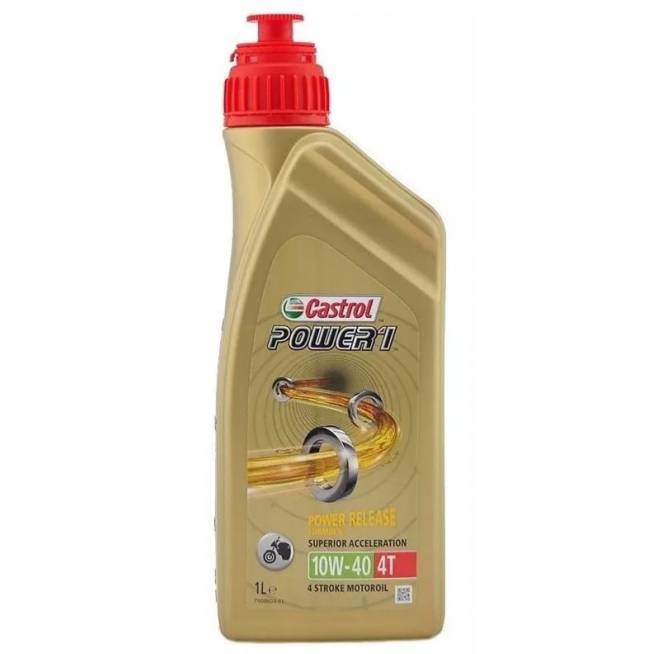 Variklių alyva Castrol 10W - 40, pusiau sintetinis, moto technikai, 1 l