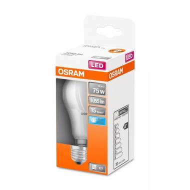 Lemputė Osram LED, A60, šaltai balta, E27, 10 W, 1055 lm