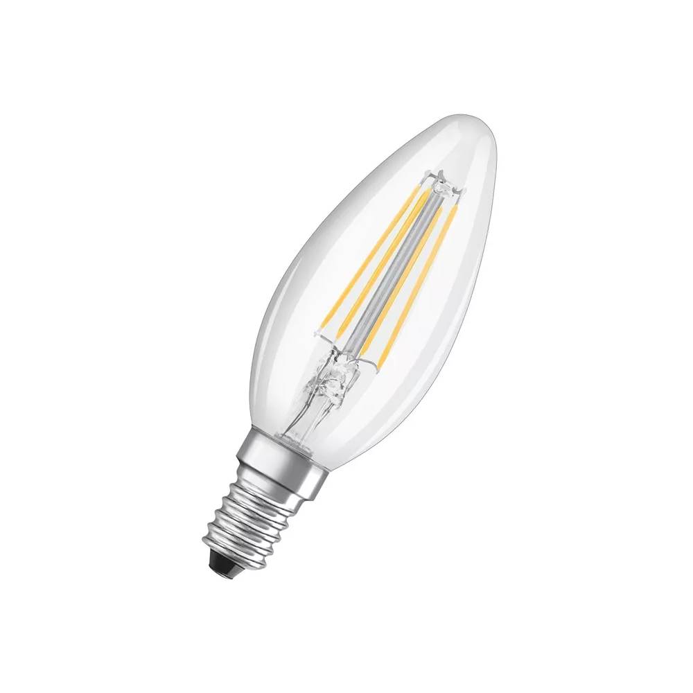 Lemputė Osram LED, B35, šiltai balta, E14, 5 W, 470 lm