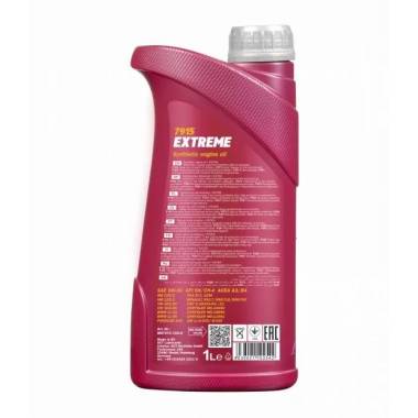 Variklių alyva Mannol Extreme 5W - 40, sintetinis, lengviesiems automobiliams, 1 l