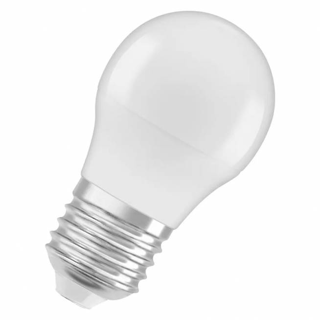 Lemputė Osram LED, P45, šiltai balta, E27, 5.5 W, 470 lm