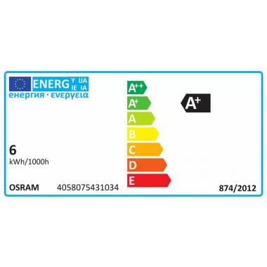 Lemputė Osram LED, P45, šiltai balta, E27, 5.5 W, 470 lm