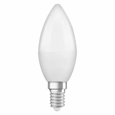 Lemputė Osram LED, B35, šaltai balta, E14, 5.5 W, 470 lm