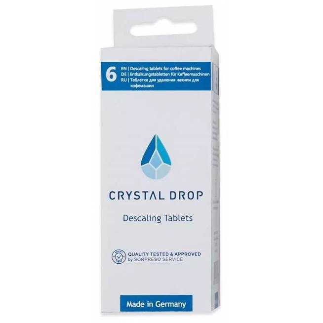 Kavos aparatų valymo priemonė Crystal Drop 80003, 6 vnt.