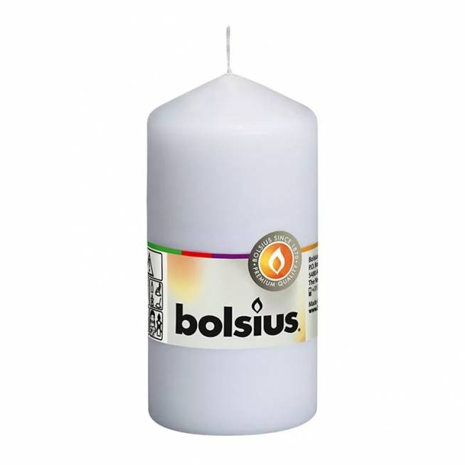 Žvakė, cilindrinė Bolsius Pillar candle, 25 h, 12 cm