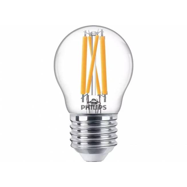 Lemputė Philips LED, P45, šiltai balta, E27, 3.4 W, 470 lm