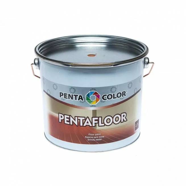 Grindų dažai Pentacolor Pentafloor, šviesiai ruda, 2.7 l