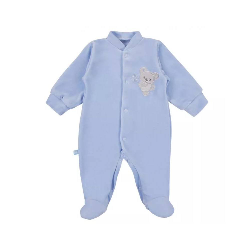 EWA 930088 NEWBORN Veliūrinė pižama mėlyna 62