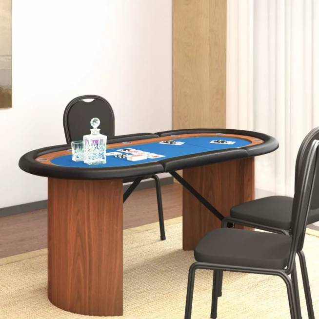 Pokerio stalas 160x80x75cm, 10 žaidėjų