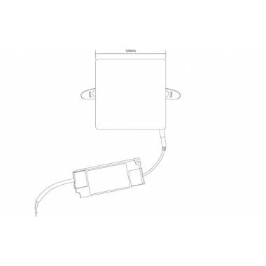 Įmontuojamas šviestuvas Domoletti FRAMELESS, 18W, 4000°K,LED