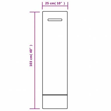 Smėlio maišai, tamsiai žali, 103x25cm, HDPE