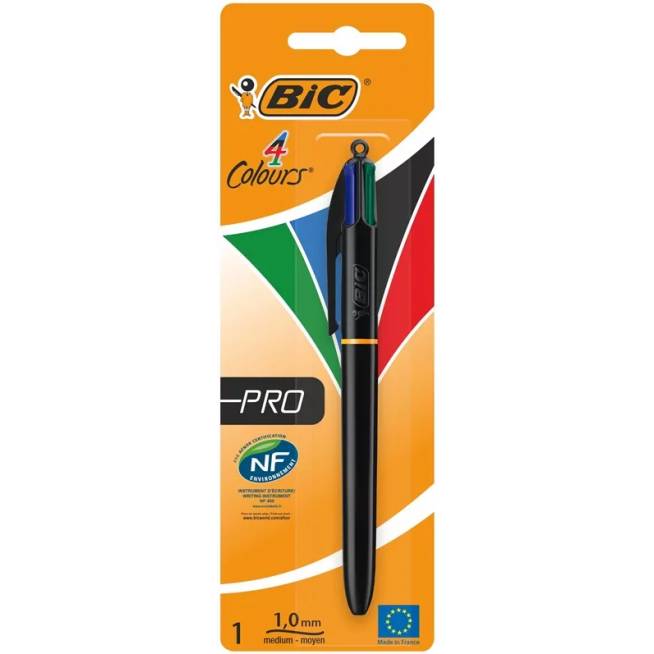 Tušinukas Bic 4 in 1, juoda, 1 mm