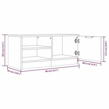 Wooden TV Cabinets 80x35x36.5cm