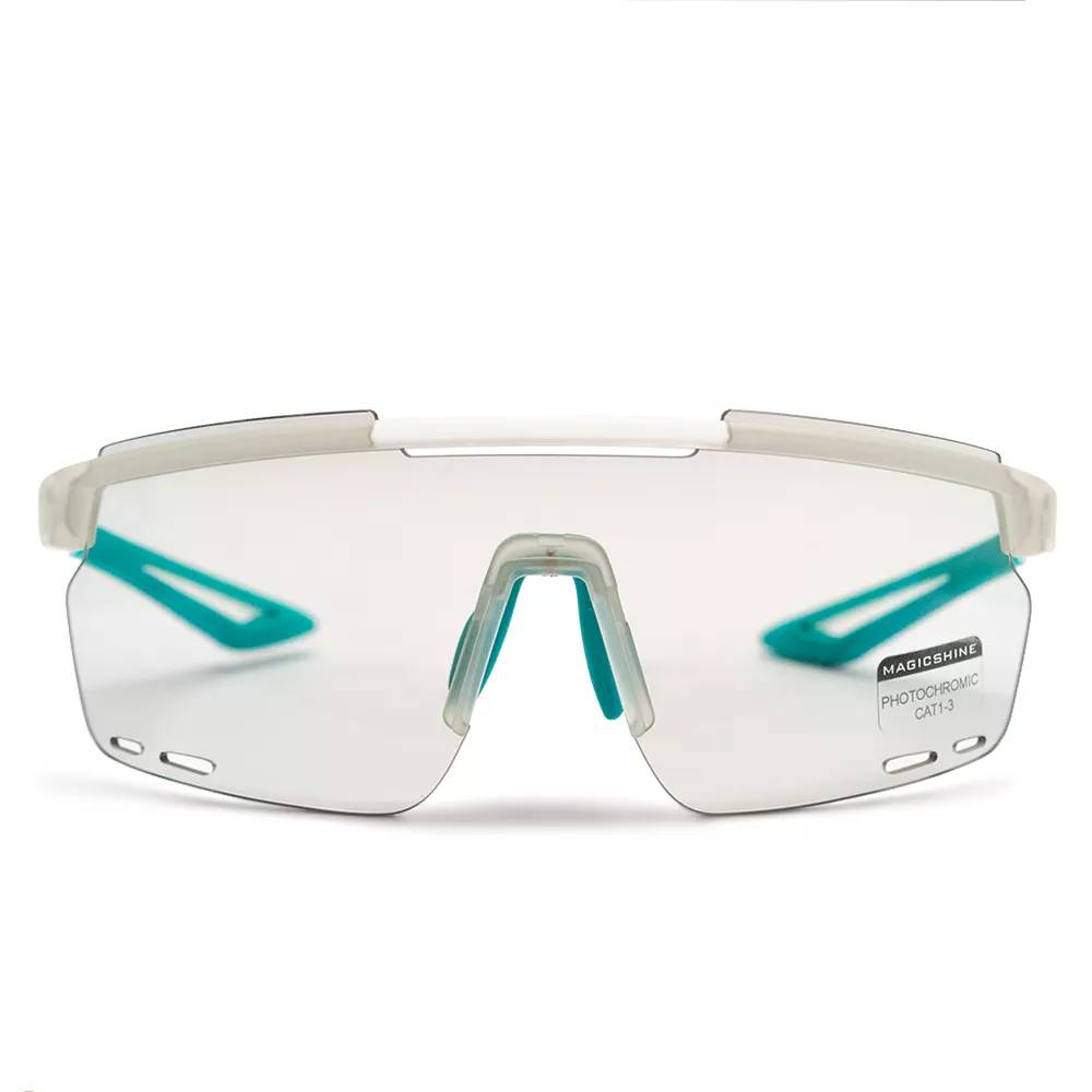 Akiniai Magicshine ROULEUR Photochromic (balta/turkio)