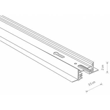 Virštinkinis bėgelis Nowodvorski Profile Track 9448, 1000 mm