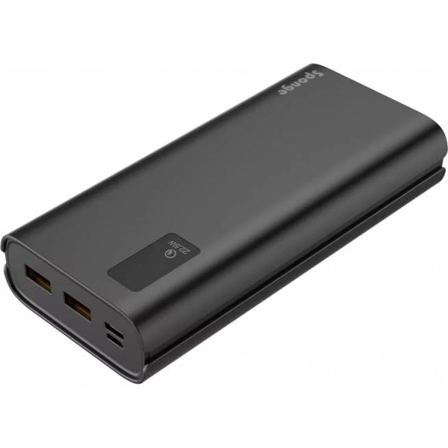 Nešiojamas įkroviklis (Power bank) Sponge Energy 20 000, 20000 mAh, 22.5 W, pilka