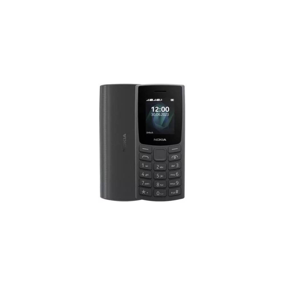 Mygtukinis telefonas Nokia 105 (2023), 4 MB, juodas