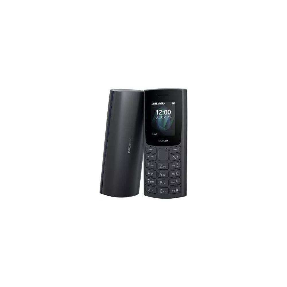 Mygtukinis telefonas Nokia 105 (2023), 4 MB, juodas