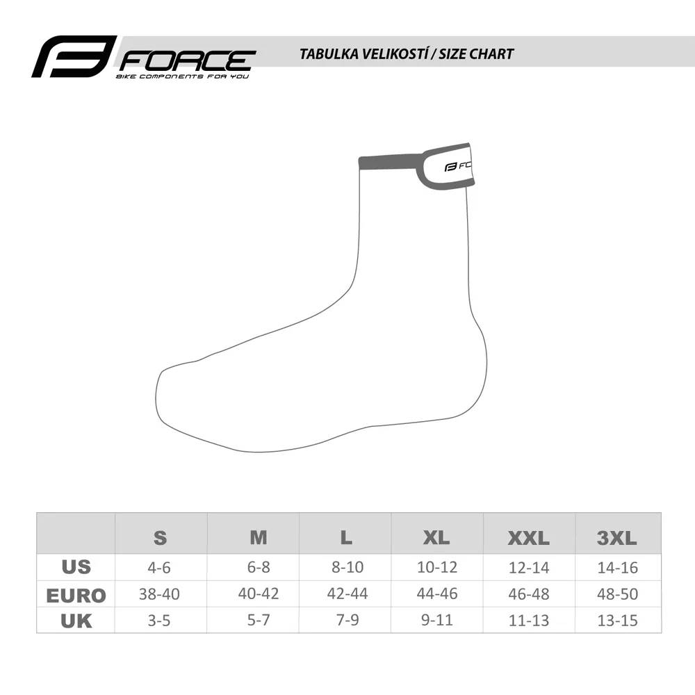 Antbačiai FORCE PU Dry (juodi) 44-46 XL