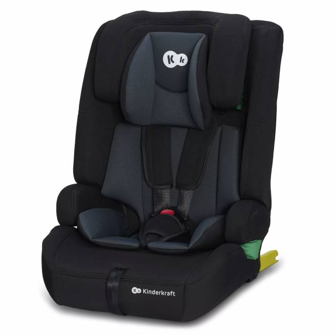 KINDERKRAFT SAFETY FIX 2 i-Size automobilinė kėdutė 76-150cm juoda