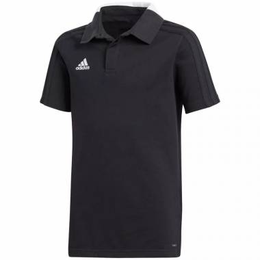 Marškinėliai adidas Condivo 18 Cotton Polo JR CF4373 black