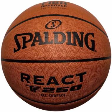 Krepšinio kamuolys Spalding React TF-250 Logo Fiba 76967Z