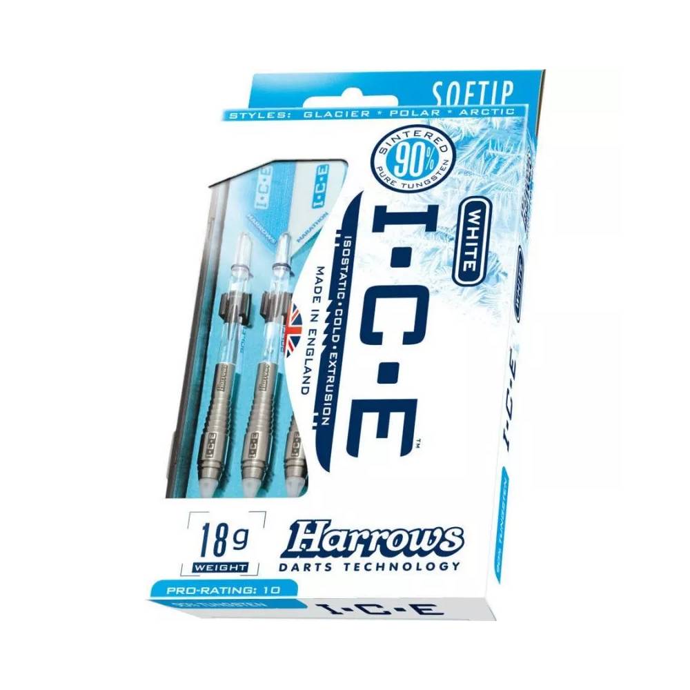 Smiginio strėlės Harrows Ice 90% Softip HS-TNK-000013125