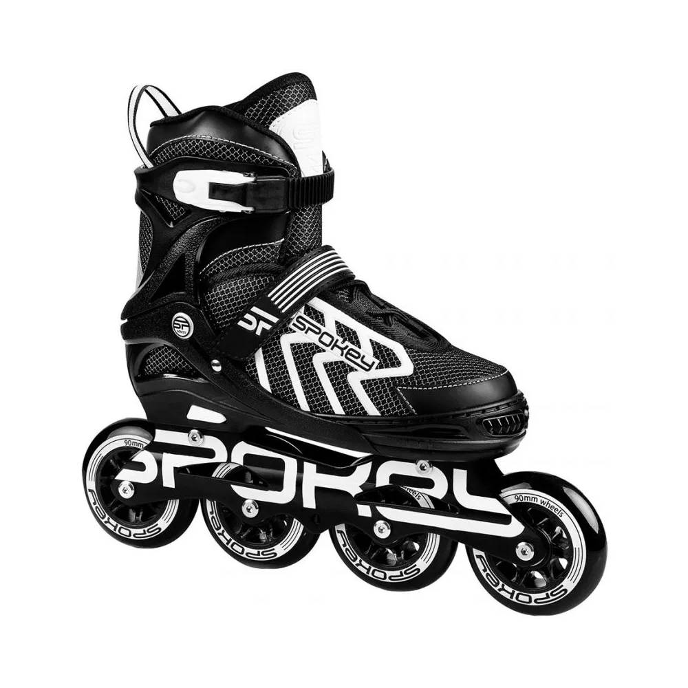 Inline riedučiai Spokey Khan Bk / Wh Jr 927032-927033